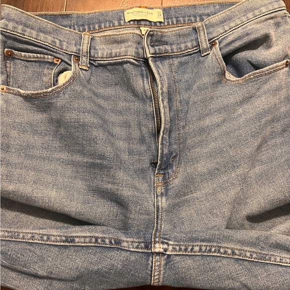 Abercrombie & Fitch Ankle Straight Jeans - Size 14 Curve Love - Picture 2 of 4